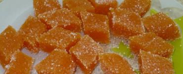 Пошаговый рецепт приготовления мармелада из тыквы в домашних условиях Тыквенный мармелад рецепт